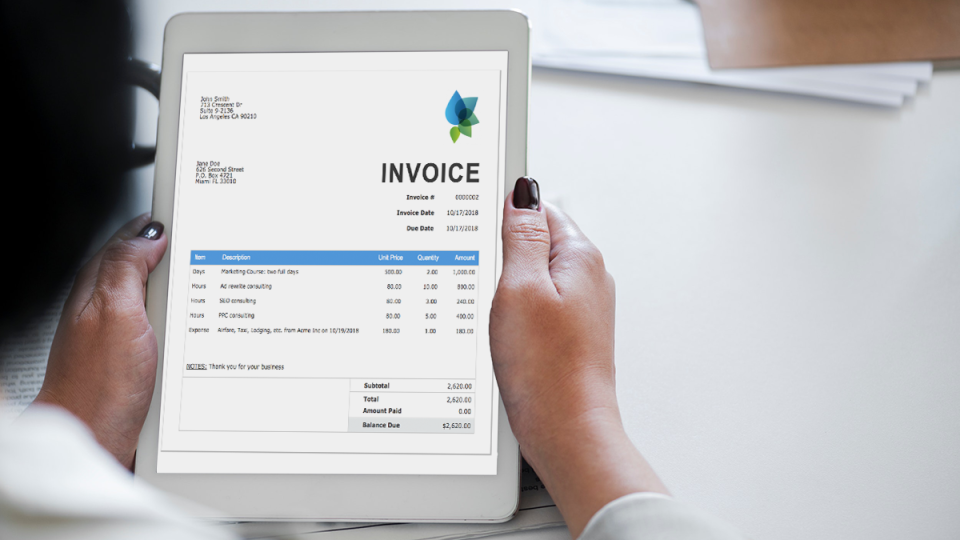 screenshot of Ayanx Small Business Accounting